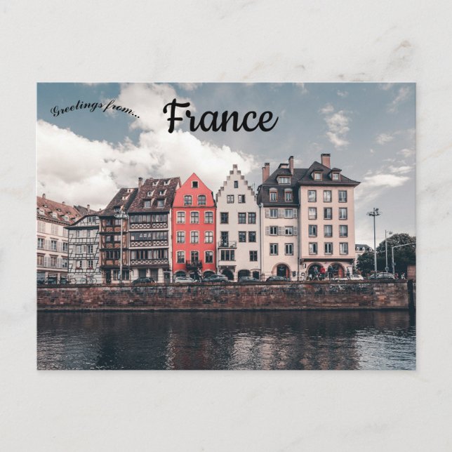 Strasbourg Frankrike Vykort (Framsida)
