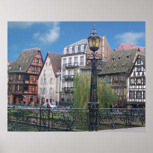 Strasbourg frankrikeaffisch poster