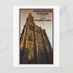 Strasbourg - katedral Notre Dame Vykort