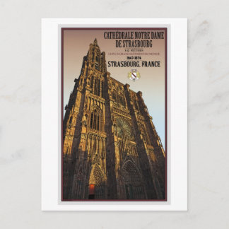 Strasbourg - katedral Notre Dame Vykort