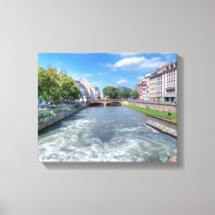 Strasbourg på sommaren canvastryck