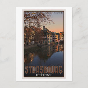 Strasbourg - Petite Frankrike Sunrise Vykort