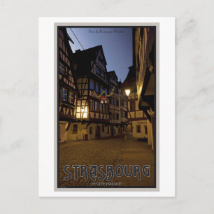 Strasbourg - Petite Frankrike Tidigt Morgon Vykort