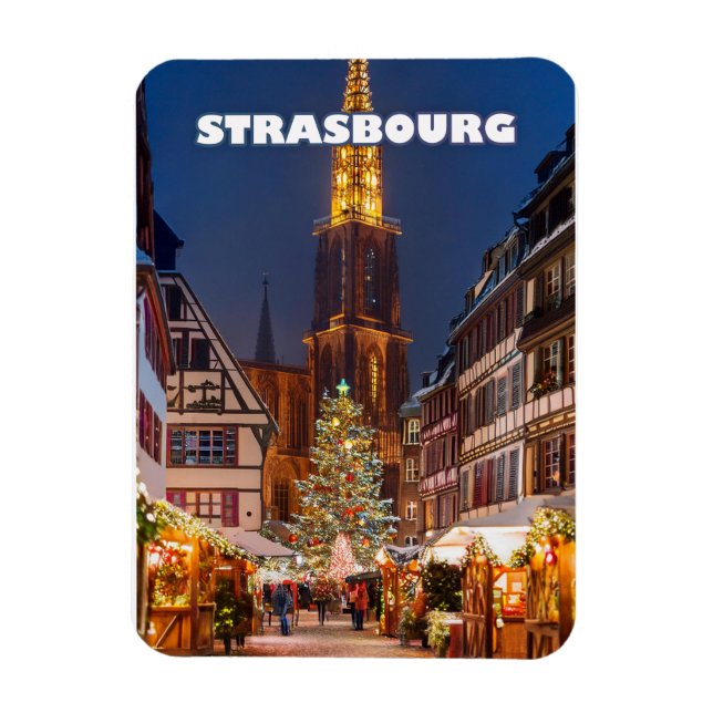 Strasbourg The Capital of Christmas Magnet (Vertikal)