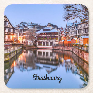 Strasbourg Underlägg Papper Kvadrat