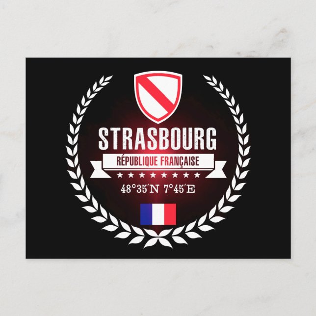 Strasbourg Vykort (Framsida)