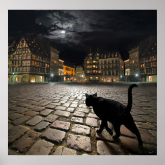 Strasbourgs kväll poster