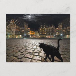 Strasbourgs kväll vykort