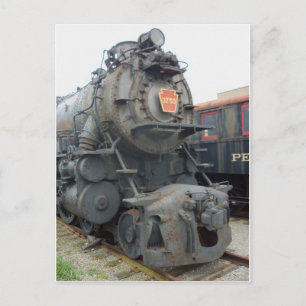 Strasburg ångalokomotiv 1 vykort