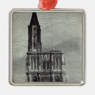 Strasburg domkyrka julgransprydnad metall