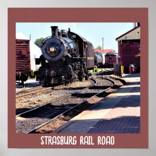 Strasburg Rail Road Tåg Poster