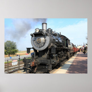 Strasburg Railroad Steam Engine Poster