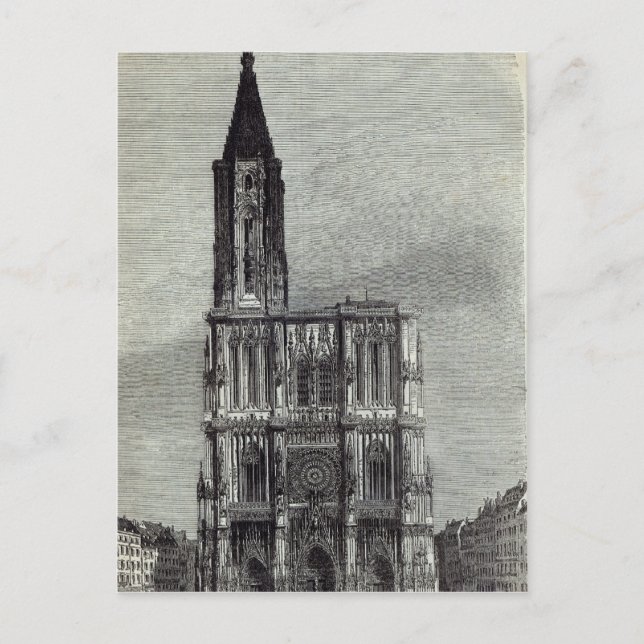 Strasburgs katedral vykort (Framsida)