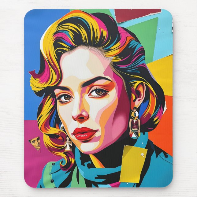 “Strasha” - Gloss Pop Collage Dröm Musmatta (Framsidan)