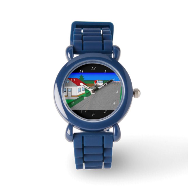 Straßen und Hausbau Armbandsur (Framsida)