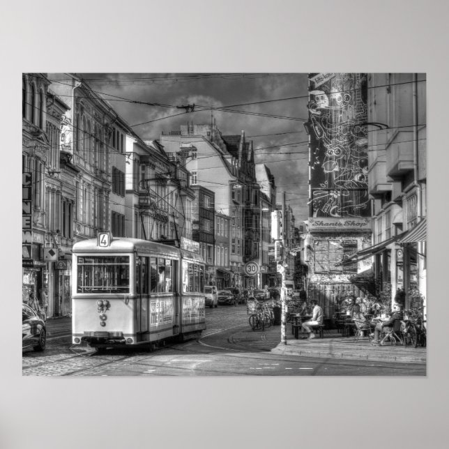 Straßenszene, Bremen Poster (Framsidan)