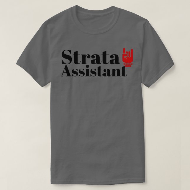 Strata Assistant T Shirt (Design framsida)