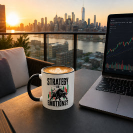 Strategi eller Känslor Bull Trading Mentalitetsdes Mugg