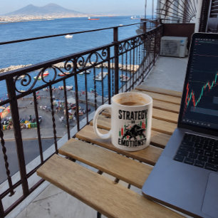 Strategi eller Känslor Bull Trading Mentalitetsdes Mugg