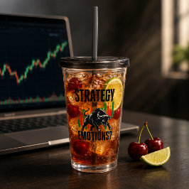 Strategi eller Känslor Bull Trading Mentalitetsdes Take Away Mugg