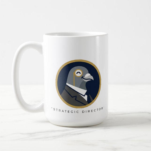 Strategic Director Signature Gold Frame Coffee Mug Kaffemugg (Vänster)