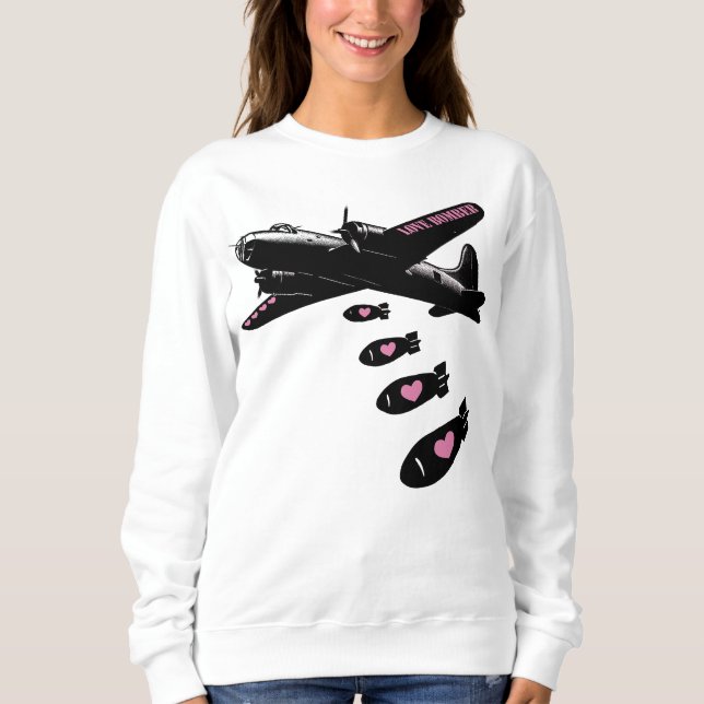 Strategic Love Bomber Pink Details T Shirt (Framsida)