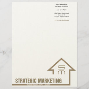 Strategic Marknadsföring Letterhead Brevhuvud