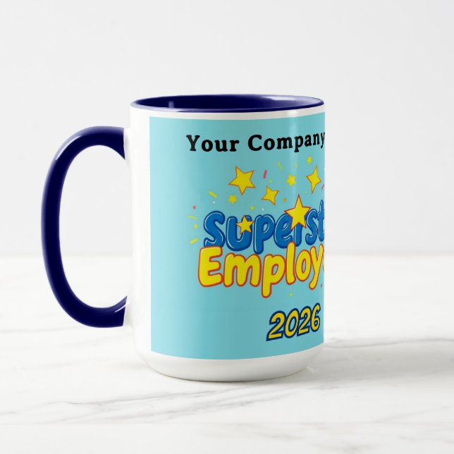 Strategic Power Superstar Employee Merit Mugg (Vänster)