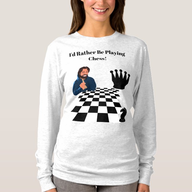 Strategisk schackdesign - Spelets konst T Shirt (Framsida)