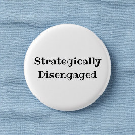 Strategiskt frikopplad rolig kontorspin-knapp knapp