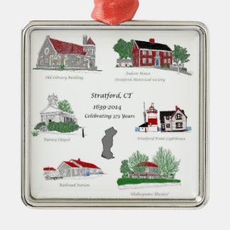 Stratford 375 i färg julgransprydnad metall