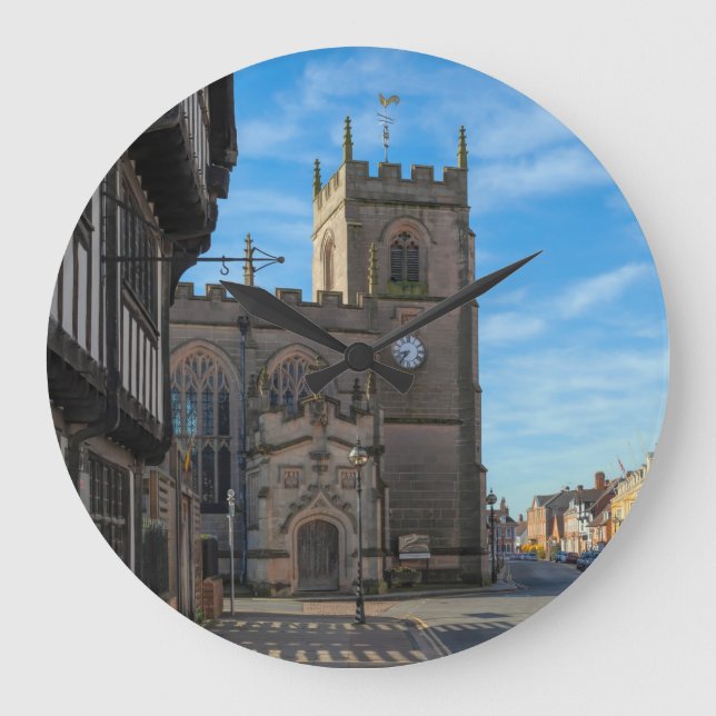 Stratford på Avon Large Clock Stor Klocka (Framsida)