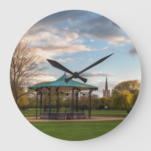 Stratford på Avon Large Clock Stor Klocka (Framsida)