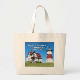 Stratford Point Lighthouse, Connecticut Jumbo Tygkasse