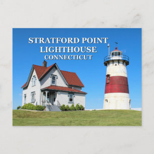 Stratford Point Lighthouse, vykort för anslutning