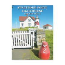 Stratford Point Lighthouse, vykort för anslutning