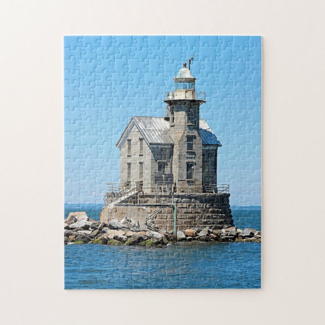 Stratford Shoal Lighthouse, Connecticut Pussel (Vertikal)