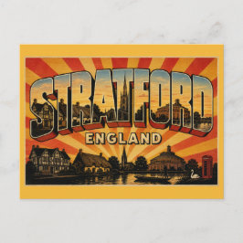 Stratford-upon-Avon England Shakespeares Vykort