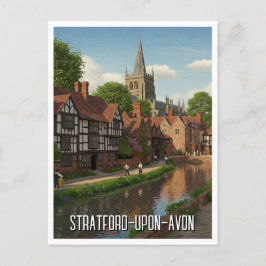 Stratford-upon-Avon England Travel Vykort