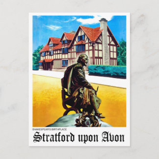 Stratford upon Avon, Shakespeares födelseort Vykort