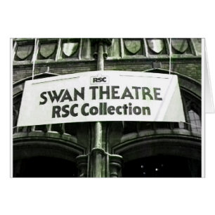 Stratford-upon-Avon Svan Theater snap-27813 Gibne Hälsningskort