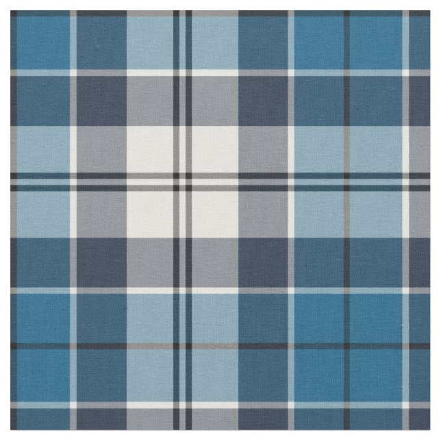 Strathclyde District Tartan Tyg (Närbild)