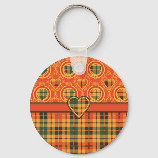 Strathearn Scottish Tartan Nyckelring (Framsida)