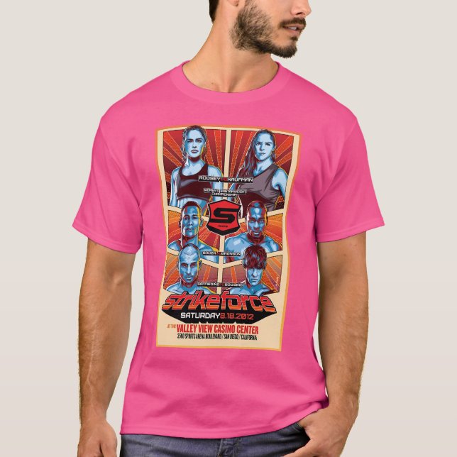 Strationforce Rousey Vs Kaufman T Shirt (Framsida)