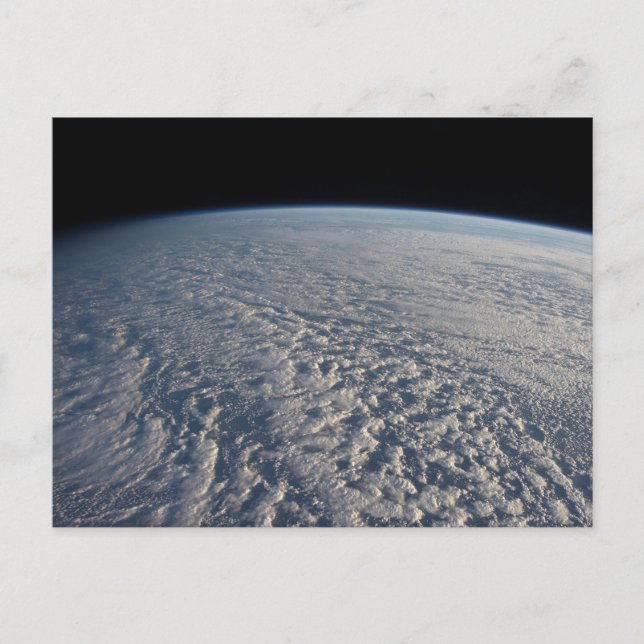 Stratocumulusmoln ovanför Stilla havet. Vykort (Framsida)