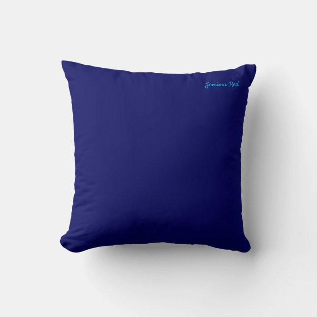 Stratos Vibrant Blue Coastal Stil -  Kudde (Framsida)