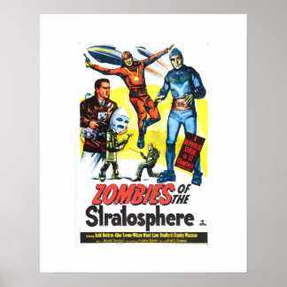 Stratosfärens zombies poster