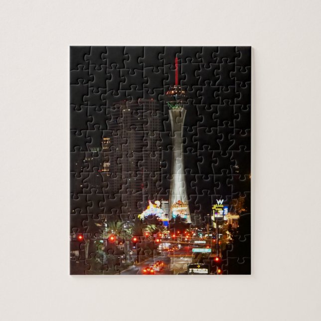 Stratosphere Torn Las Vegas #1 Jigszle Puzzle Pussel (Vertikal)