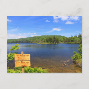 Stratton Pond på Long Trail Vermont Vykort