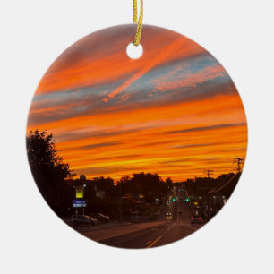 Stratus Solnedgångsornament Julgransprydnad Keramik